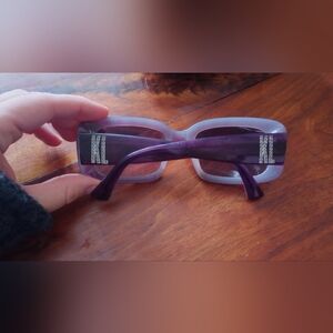 Karl Lagerfeld Purple Vintage Sunglasses + Case